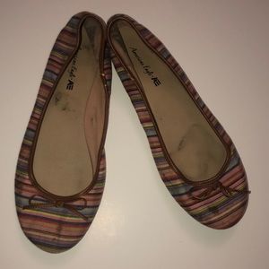 Muti-color Americans Eagle flats 12W